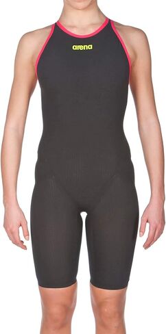 ARENA Women's Standard Powerskin Carbon Flex Vx Fbsl Open Back Racing Swimsuit, Dark Grey/Black, 28 in Saudi Arabia