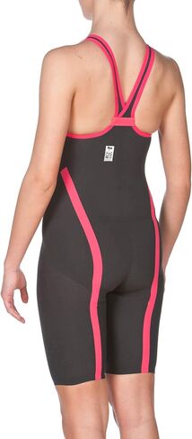 ARENA Women's Standard Powerskin Carbon Flex Vx Fbsl Open Back Racing Swimsuit, Dark Grey/Black, 28 in Saudi Arabia