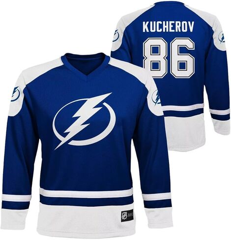 Outerstuff Nikita Kucherov Tampa Bay Lightning #86 Boys Size 4-18 Player Name & Number Jersey Shirt in Saudi Arabia