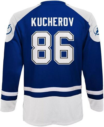 Outerstuff Nikita Kucherov Tampa Bay Lightning #86 Boys Size 4-18 Player Name & Number Jersey Shirt in Saudi Arabia