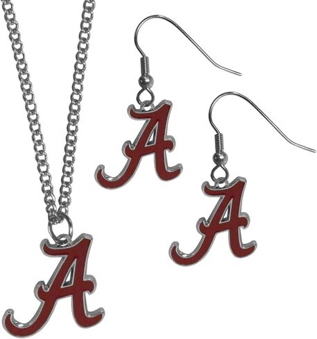 Siskiyou NCAA unisex-adult Dangle Earrings and Chain Necklace Set in Saudi Arabia
