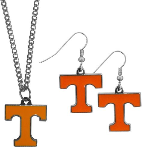 Siskiyou NCAA unisex-adult Dangle Earrings and Chain Necklace Set in Saudi Arabia