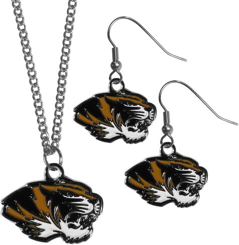 Siskiyou NCAA unisex-adult Dangle Earrings and Chain Necklace Set in Saudi Arabia
