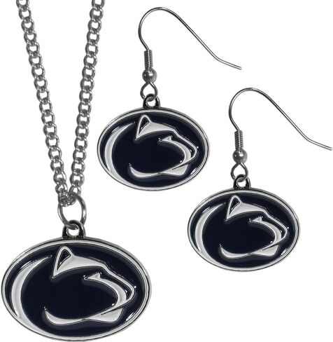 Siskiyou NCAA unisex-adult Dangle Earrings and Chain Necklace Set in Saudi Arabia