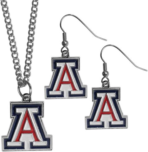 Siskiyou NCAA unisex-adult Dangle Earrings and Chain Necklace Set in Saudi Arabia