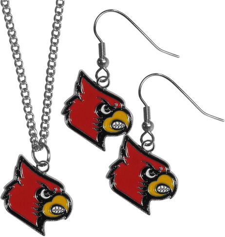 Siskiyou NCAA unisex-adult Dangle Earrings and Chain Necklace Set in Saudi Arabia