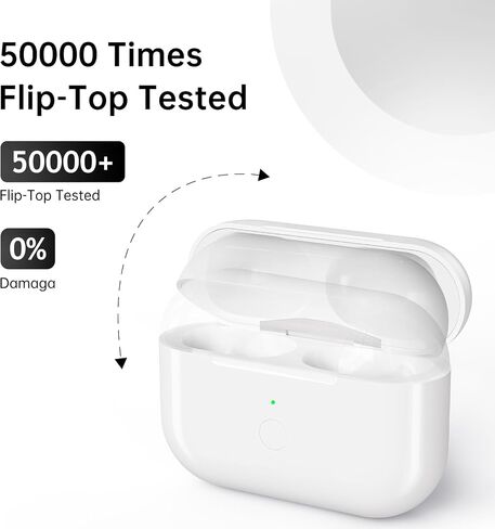 Wireless Charging Case Compatible with AirPods Pro 1st & 2nd Gen, Charger Case Replacement with USB-C Charging Port(No Earbuds) in Saudi Arabia