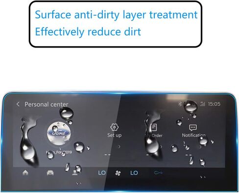 i-Tensodo Tempered Glass Screen Protector For Tesla Model X and Model S 17 inch, 9H Hardness Car Navigation Tempered Glass Anti Fingerprint and Scratch Resistance in Saudi Arabia