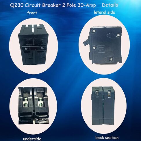 𝐔𝐩𝐠𝐫𝐚𝐝𝐞 Q2100 قاطع 2 قطب 100 أمبير. قاطع دائرة مصغر Pluq-in، 120 فولت/240 فولت، حماية مغناطيسية حرارية، مناسب لمراكز التحميل من سلسلة Siemens Type EQ وSEQ وPL وES، ضمان 5 سنوات in Saudi Arabia