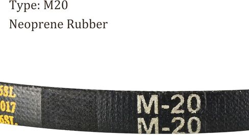حزام M-22 Drive V - [محيط الملعب 22 بوصة] حزام مطاطي صناعي مغلف لاستخدام ناقل الحركة، معيار JIS، عرض 10 مم وسمك 5.5 مم in Kuwait