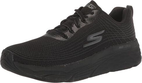 حذاء نسائي من Skechers Max Cushioning Elite، أسود/فضي، 7 M in Saudi Arabia