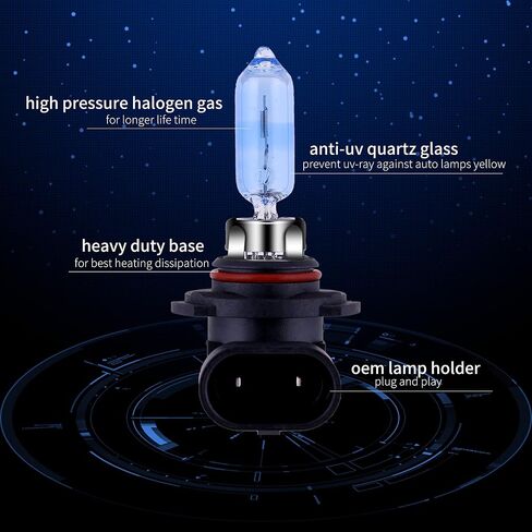 H7 Halogen Headlight Bulb with Super White Light Long Life Replacement PX26D 12V/55W (2 Pack) in Saudi Arabia
