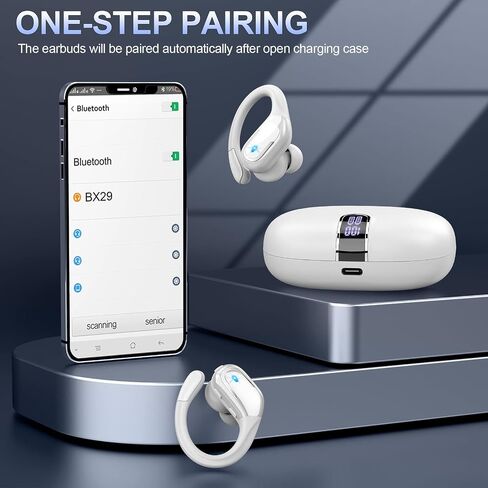 Ltinist Bluetooth Headphones Wireless Earbuds Playtime Wireless Charging Case Digital Display in Saudi Arabia