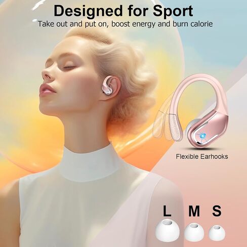 Ltinist Bluetooth Headphones Wireless Earbuds Playtime Wireless Charging Case Digital Display in Saudi Arabia