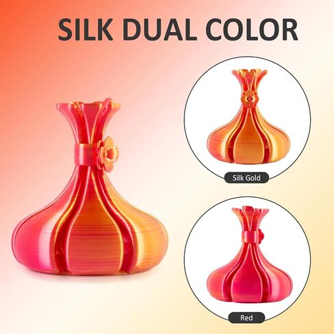 Geeetech Silk PLA Tri Color Filament 1.75mm 3D Printer Filament,Coextrusion Blue Purple Black Tri-Colors Metal-Like Shiny Silk PLA Filament,1kg (2.2lbs) 1 Spool,Dimensional Accuracy +/- 0.03 mm in Kuwait