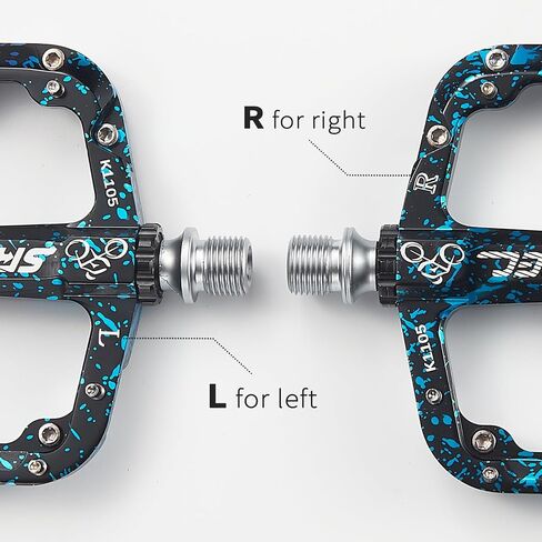 دواسات دراجة ممتازة، دواسات دراجة خفيفة الوزن لـ BMX/MTB - منصة عريضة من الألومنيوم العالمي وخفيفة الوزن in Saudi Arabia