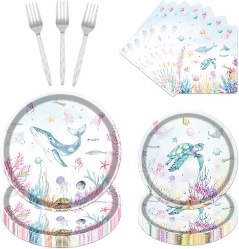 Horse Birthday Decorations for Girls - 96PCS Horse Party Plates Tableware Supplies Cowgirl Baby Shower Decorations Disposable Paper Horse Plates Napkins Forks Horse Party Decorations Serve 24 in Saudi Arabia