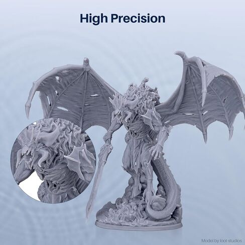 ELEGOO Water Washable ABS-Like Resin, 3D Printer Resin with High Toughness, Low Viscosity and High Precision, 405nm Rapid UV-Curing Photopolymer Resin, ABS Resin for LCD/DLP 3D Printing, Grey 1000g in Kuwait