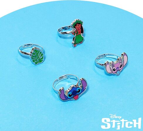 Jack and Sally Gothic Jewelry: 4-Piece Adjustable Rings for Girls (Rings For Kids) Gothic Ring Sets with Jack Skellington with all Fav The Nightmare Before Christmas Characters Cute Rings Ages 4+ in Saudi Arabia