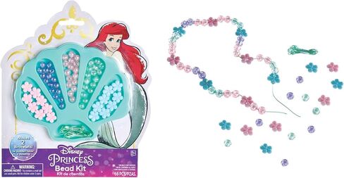 Disney Minnie Mouse Colorful Plastic Jewelry Bead Kit - 64 Beads & 2 Elastic Strings - Perfect DIY Activity for Kids - 1 Set in Saudi Arabia