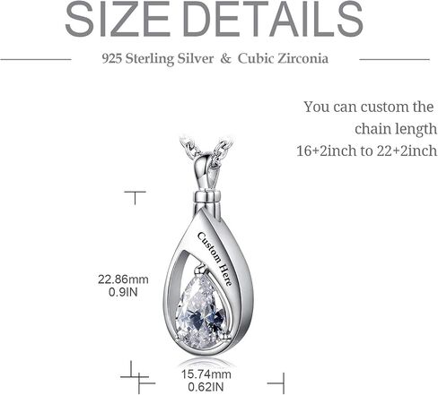 Butterfly Urn Necklaces for Ashes Sterling Silver Urn for Ashes for Women Cremation Jewelry for Ashes Memory Jewelry for Women Men in Saudi Arabia