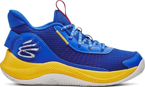 Under Armour Big Kids Grade School Curry 3Z7 Basketball Shoes 3026623 (Blue/White/White, US Footwear Size System, Big Kid, Numeric, Medium, 5.5) in Saudi Arabia
