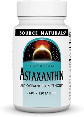 Source Naturals Astaxanthin, Antioxidant Carotenoid, 2mg - 120 Tablets in Kuwait