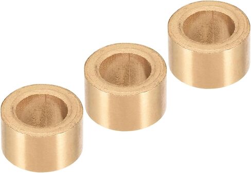1pcs Sleeve Bearings - [25mm Bore Dia x 32mm OD x 20mm Length] Sintered Bronze Bushing for Industrial Equipment, Self-Lubricating, Gold Tone in Saudi Arabia