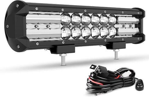 شريط إضاءة LED 42 بوصة منحني DWVO 600W صف ثلاثي 40000LM PCS شرائح مطورة LED ضوء عمل لمصابيح القيادة ضوء القوارب IP68 مقاوم للماء بقعة وفيضان كومبو شعاع شاحنة ضوء بار in Saudi Arabia