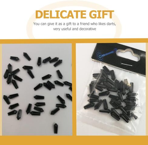 BESPORTBLE Darts Dart Accessories Flights 40Pcs Dart Flight Protectors Replacement Dart Wing Corrector Plastic Dart Flight Fixed Protectors Dart Accessories Pocket Dart Darts Metal Tip Set in Saudi Arabia