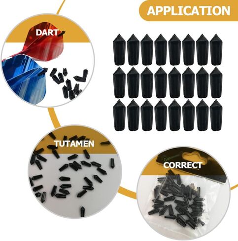 BESPORTBLE Darts Dart Accessories Flights 40Pcs Dart Flight Protectors Replacement Dart Wing Corrector Plastic Dart Flight Fixed Protectors Dart Accessories Pocket Dart Darts Metal Tip Set in Saudi Arabia