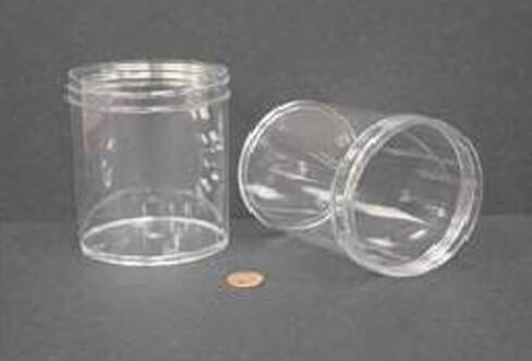 Globe Scientific 6398 Wide Mouth Jar with 89mm Opening, 480mL, PS, 3-1/8" Diameter, 4" Height, Screw Cap Packaged Separately, Pack of 84 in Saudi Arabia