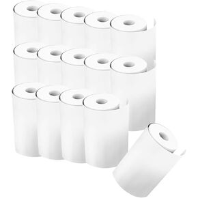12Rolls Mini Printer Paper, Thermal Sticker Paper,Self-adhesive, Instant Camera Print Refill Paper，photo Printer Label Compatible with Kidizoom Print Camera Most Kids Instant Camera(57 * 25mm)
