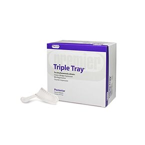 Premier PR-1006283 Triple Tray Impression Tray, Wide Body Posterior (Pack of 48)