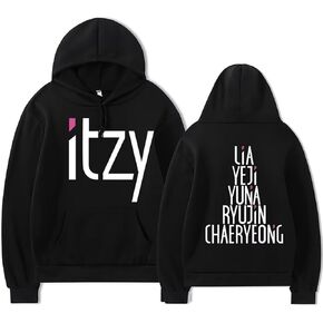 Kpop ITZY جديد Ablum هوديي البلوز Lia Chaeryeong YeJi RyuJin Yuna للجنسين البلوز سترة Kpop Merch