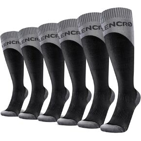 Compression Socks for Men&Women, 20-30 mmgh Graduated Socks Knee High for Running, Athletic, Cycling, Hiking, Travel（3 Pairs）