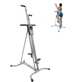 Home Climber Machine, Vertical Full Body Workout Fitness Climber Climbing Cardio Exercise Machine, Steel Frame Heavy Duty Vertical Climber Fitness Climbing Cardio Machine Home Stepper