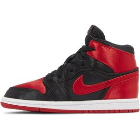 Jordan Little Kid's 1 Retro High OG Satin Bred Blk/U Red-Wht (FD5304 061)