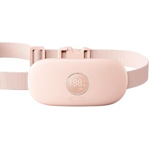 Gaiatop Portable Heating Pad for Period Cramps, 5000mAh Cordless Menstrual Heating Pad with 3 Heat Levels and 6 Massage Modes, 5S Fast Heat Pad Relief Period Heating Pad for Women, Girl-Pink