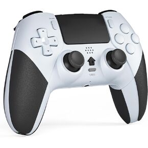 CHEREEKI Wireless Controller for PS4 Gamepad with Dual Vibration 6-Axis Motion Sensor Black