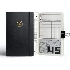 Chisel Fitness Planner - Simplify Your Daily Diet and Exercise Planning + Goal Setting + Weekly Check Ins + Motivational Quotes + Pro Fitness Tips + Muscle Diagram (Size = 9 inches by 6 inches)