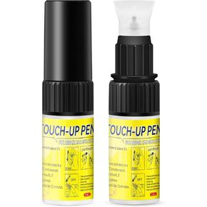 18ml Touch Up Paint for Cars, Silicone Brush Car White Paint Scratch Repair, 2 in 1 Design Car Remover Scratch Repair Paint Pen, Quick & Easy to Repair Minor Automotive Scratches and Car Wheels