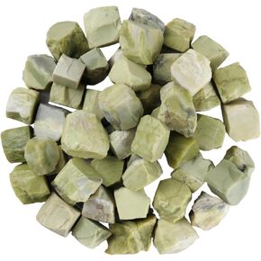 Jade Chakra Stone, Raw Crystals, Rough Crystals and Stones, Jade Stone, Healing Stone and Crystals, Gemstones, Spiritual Gifts for Women, Reiki Supplies, Green Jade Charm, Rough Rocks Bulk 1lb