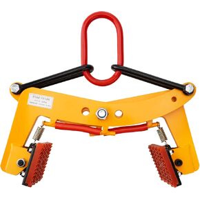 716 LBS Stone Lifting Clamps Granite Slab Stone Fixtures X-Shaped Carrying Clamps for Marble Slate Rock Brick Timber, 4-6-8 inch Opening Size