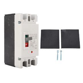Ejoyous DC Circuit Breaker, 2P 160A 20KA Breaking Plastic Shell Short Circuit Switch 1000V, Using in Electrical Distribution and Systems