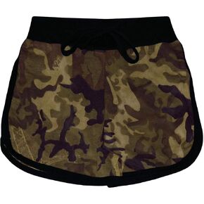 A2Z 4 Kids Girls Shorts 100% Cotton Dance Sports Trendy Fashion Summer Hot Short - Girls Shorts 426 Camo Green 7-8