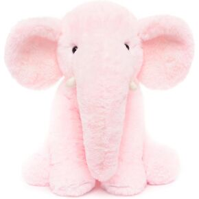WEIGEDU Soft Huggable Elephant Stuffed Animals Plush Toys for Girls Boys Kids Babies Shower Birthday Bedtime Christmas, 13 inches