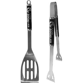 Siskiyou Sports NFL Los Angeles Rams 2 pc Black BBQ Set, One Size, Black