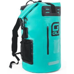 GILI Waterproof Backpack with Roll Top Closure, Easy Access Front Zipper, Side Mesh Pockets & Molle Webbing | Keep Your Gear Completely Dry while Paddle Boarding, Kayaking, Canoeing (35L Yellow)