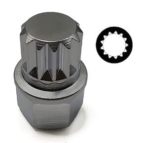 JEUCLEL 23PCS Wheel Locking Nut Key Kit Compatible with VW Volkswagen Audi VAG, Wheel Lock Nut Socket Adapter Set, Wheel Anti-Theft Lug Nut Removal Tool, Anti-Theft Screw Remover